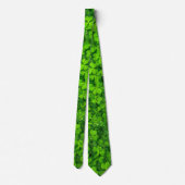 Kleeblatt grün, St. Patrick's Day, Neck Tie Krawatte (Rückseite)