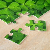 Kleeblatt grün, St. Patrick's Day, Puzzle (Seite)
