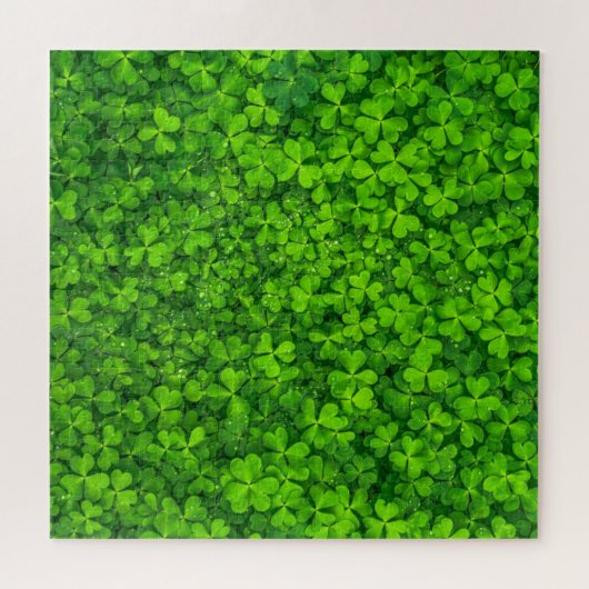 Kleeblatt grün, St. Patrick's Day, Puzzle (Horizontal)