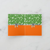 Kleeblatt grün und orange karte (Innenseite)