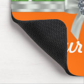 Kleeblatt grün und orange mousepad (Ecke)