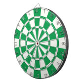 Kleeblatt grün und weiß dartscheibe (Vorderseite rechts)