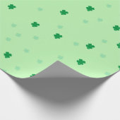 Kleeblatt-grüne Geschenk-Verpackung Geschenkpapier (Ecke)