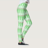 Kleeblatt Grüne Minze Schütteln Milchshake Legging Leggings (Rechts)