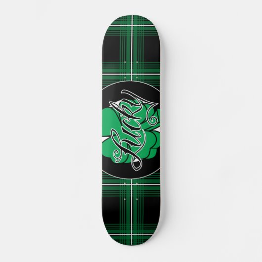 Kleeblatt (grüne) Skateboard-Plattform Skateboard (Vorderseite)