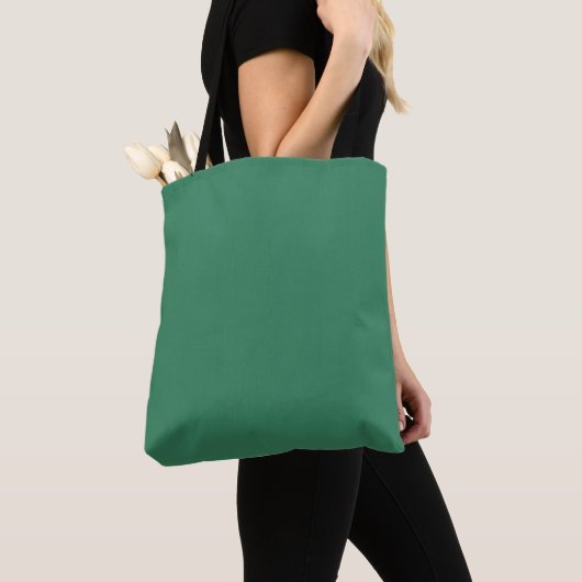 Kleeblatt-grüne Solid-Color-Druck Tasche (Von Nahem)
