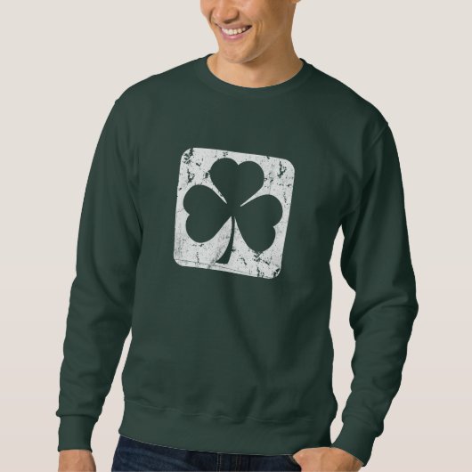 Kleeblatt Grunge Sweatshirt (Vorderseite)