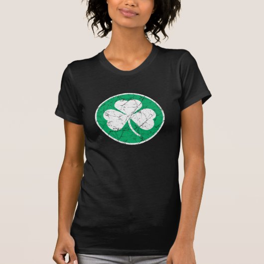 Kleeblatt Grunge T-Shirt (Vorderseite)