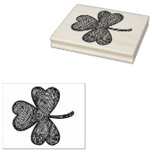Kleeblatt Gummistempel (Stempel)