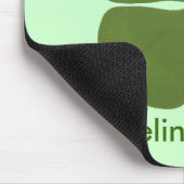 Kleeblatt, gutes Gefühl, Affirmationsmousepads Mousepad (Ecke)