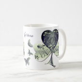 Kleeblatt "Happy St. Patrick's Day" Kaffeetasse (VorderseiteRechts)