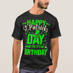 Kleeblatt Happy St Patricks Day und ja seine Birne T-Shirt