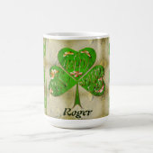 Kleeblatt "Happy St. Patrick's" Kaffeetasse (Mittel)