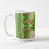 Kleeblatt "Happy St. Patrick's" Kaffeetasse (Links)