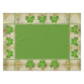 Kleeblatt "Happy St. Patrick's Tischdecke (Vorderseite (Horizontal))