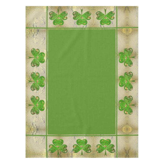 Kleeblatt "Happy St. Patrick's Tischdecke (Vorderseite)