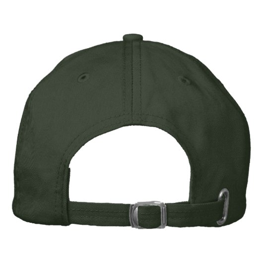 Kleeblatt Hat Bestickte Baseballkappe (Rückseite)