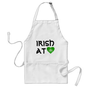 Kleeblatt Heart 'Irish at Heart' Schürze Schwarzer