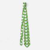 Kleeblatt Heart Irish Wedding Krawatte St. Patrick (Rückseite)