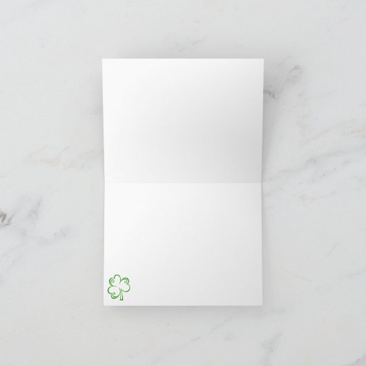 Kleeblatt Heart Mitteilungskarten (Innenseite)