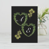 KLEEBLATT HEARTS MONOGRAMM Eis Ankündigung (Stehend Vorderseite)