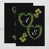 KLEEBLATT HEARTS MONOGRAMM Eis Ankündigung (Vorne/Hinten)