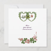 KLEEBLATT HEARTS MONOGRAMM Eis Ankündigung (Rückseite)