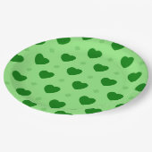 Kleeblatt Hearts Paper Plate Pappteller (Schrägansicht)