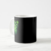 Kleeblatt Herz Herzkrankenschwester St. Patricks D Kaffeetasse (Vorderseite Links)
