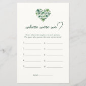 Kleeblatt Herz, wo wir Brautparty spielen (Vorderseite)