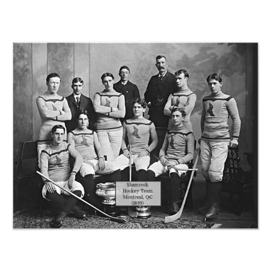 Kleeblatt Hockey Team, Montreal, QC 1899, Fotodruck (Vorne)