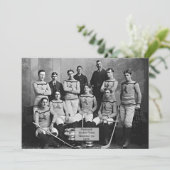 Kleeblatt Hockey Team, Montreal, QC 1899, Karte (Stehend Vorderseite)