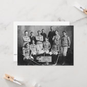 Kleeblatt Hockey Team, Montreal, QC 1899, Karte (Vorderseite/Rückseite Beispiel)