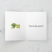 Kleeblatt Horseshoe Luck Funny St Patricks Day Car Ankündigung (Innenseite)