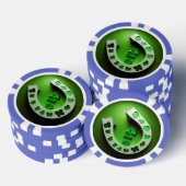 Kleeblatt Horseshoe Poker Chip (Stapel)