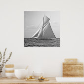 Kleeblatt II bei Äußerer Mark 1901 BW Poster (Küche)