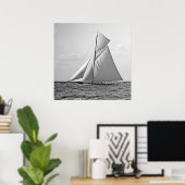 Kleeblatt II bei Äußerer Mark 1901 BW Poster (Heimbüro)