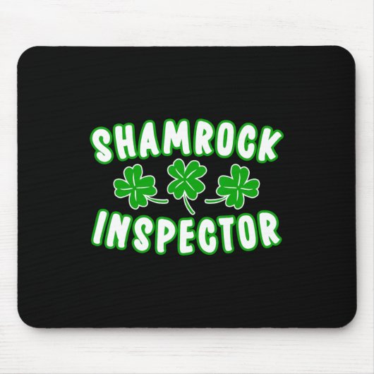 Kleeblatt Inspector St Patricks Tag 2 Mousepad (Vorne)