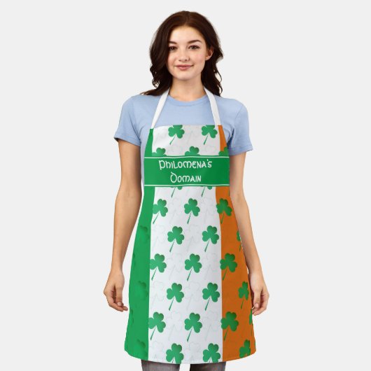 KLEEBLATT | irische Schürze (Getragen)