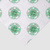 Kleeblatt Irish Briefmarke Seidenpapier (Ausschnitt)