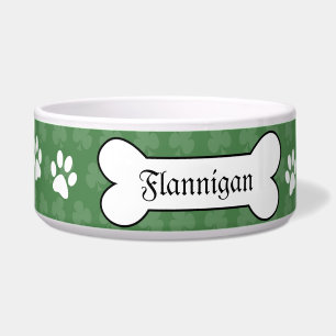 Kleeblatt Irish Clover Angepasste Dog Food Bowl Napf