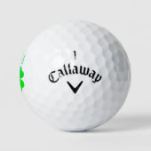 Kleeblatt Irish Green St Patricks Day Golf Balls Golfball (Logo)