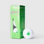Kleeblatt Irish Green St Patricks Day Golf Balls Golfball (Verpackung)