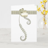 Kleeblatt Irish Happy Birthday Grußkarte Karte (Gelbe Blume)