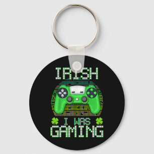 Kleeblatt irish Ich spielte Gamer Boys St Patricks Schlüsselanhänger