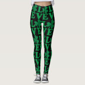 Kleeblatt Irish Liebe Leggings (Vorderseite)