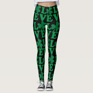 Kleeblatt Irish Liebe Leggings