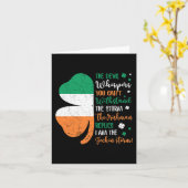 Kleeblatt Irish Man Pride St Patricks Day Men Boy  Karte (Gelbe Blume)