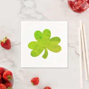 Kleeblatt Irish Painting Party Illustration Serviette