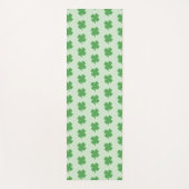 Kleeblatt Irish Pattern Badetuch Set Yogamatte (Vorderseite)